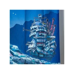 Décoration Murale|Maison Ghibli Rideaux Japonais Nuit de lune - Le Château ambulant