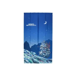Décoration Murale|Maison Ghibli Rideaux Japonais Nuit de lune - Le Château ambulant