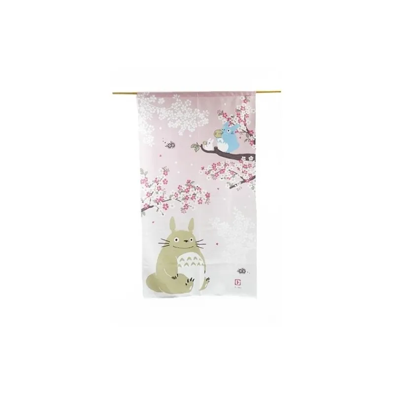Décoration Murale|Maison Ghibli Rideaux Totoro Cerisiers - Mon Voisin Totoro