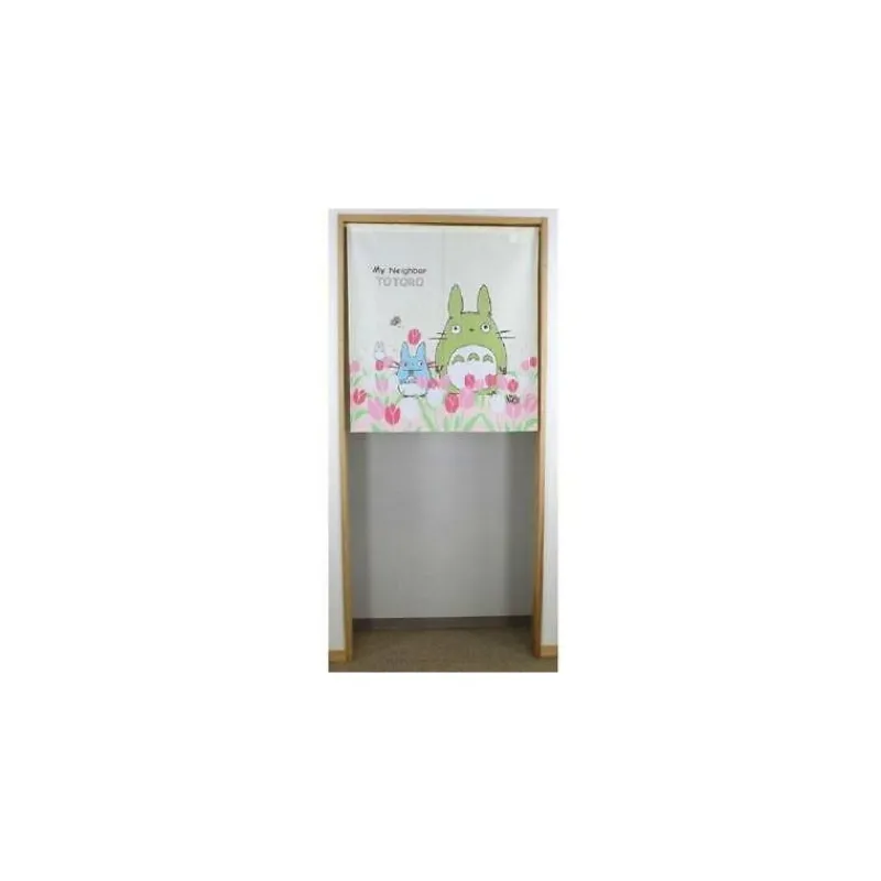 Décoration Murale|Maison Ghibli Rideaux Totoro Tulipes - Mon Voisin Totoro