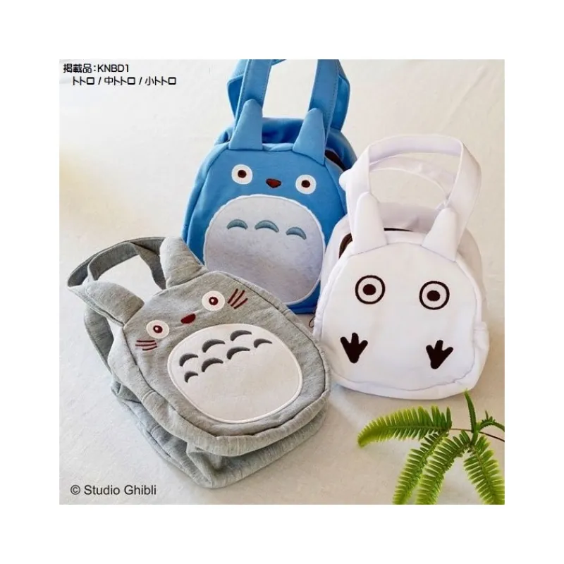 Cuisine Et Table|Maison Ghibli Sac à Lunch Totoro Blanc Tissu - Mon Voisin Totoro