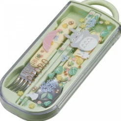 Cuisine Et Table|Maison Ghibli Set Baguettes Cuillère Fourchette Totoro Parapluie - Mon Voisin Totor