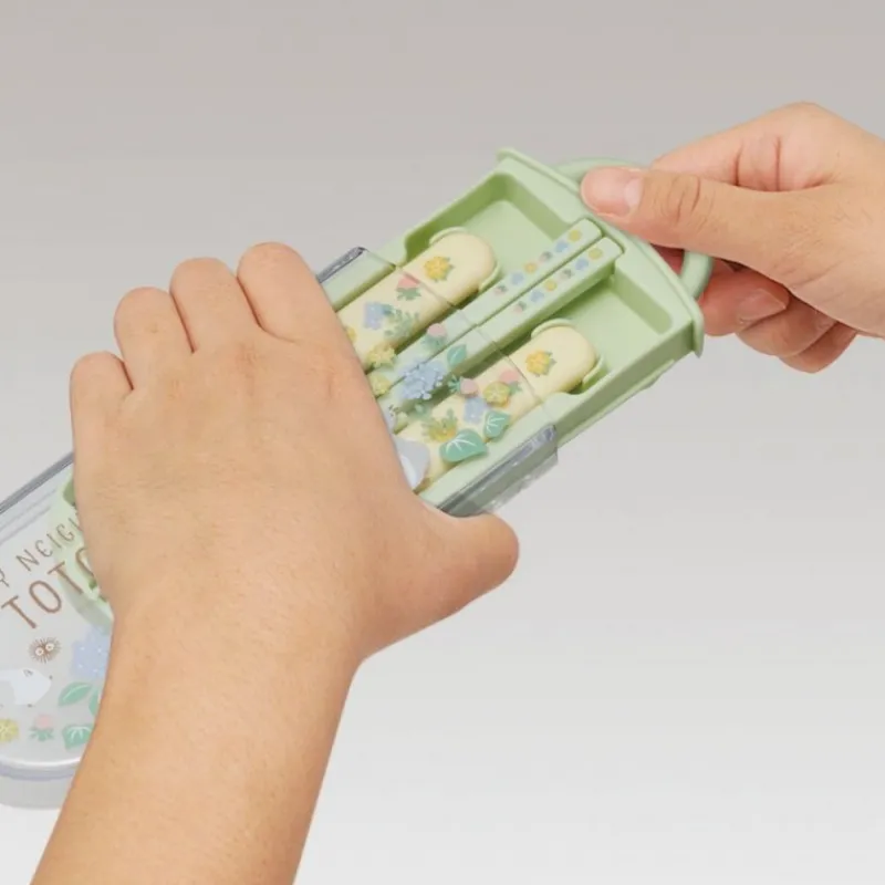 Cuisine Et Table|Maison Ghibli Set Baguettes Cuillère Fourchette Totoro Parapluie - Mon Voisin Totor
