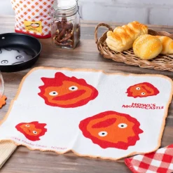Cuisine Et Table|Maison Ghibli Set de 2 Torchons Calcifer - Le Château ambulant