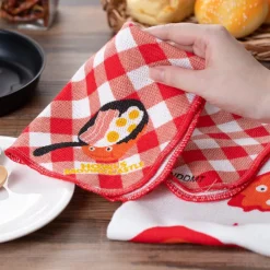 Cuisine Et Table|Maison Ghibli Set de 2 Torchons Calcifer - Le Château ambulant