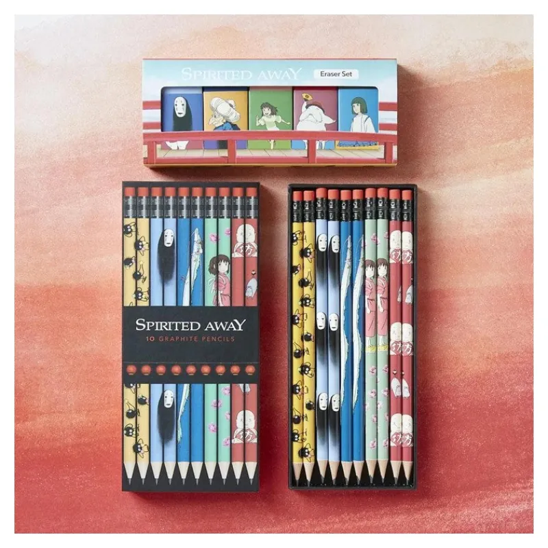 Écriture|Maison Ghibli Set de crayons à papier - Le Voyage de Chihiro