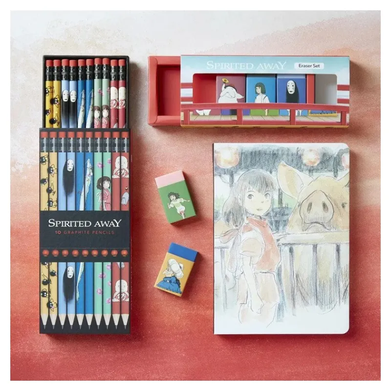 Écriture|Maison Ghibli Set de crayons à papier - Le Voyage de Chihiro
