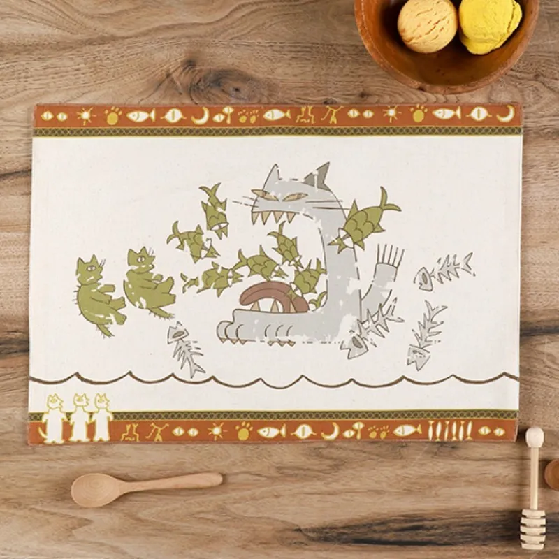 Cuisine Et Table|Maison Ghibli Set de Table Renaldo Moon - Le Royaume des chats
