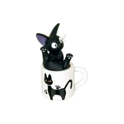 Décoration|Maison Ghibli Soliflore Jiji dans sa tasse - Kiki la petite sorcière