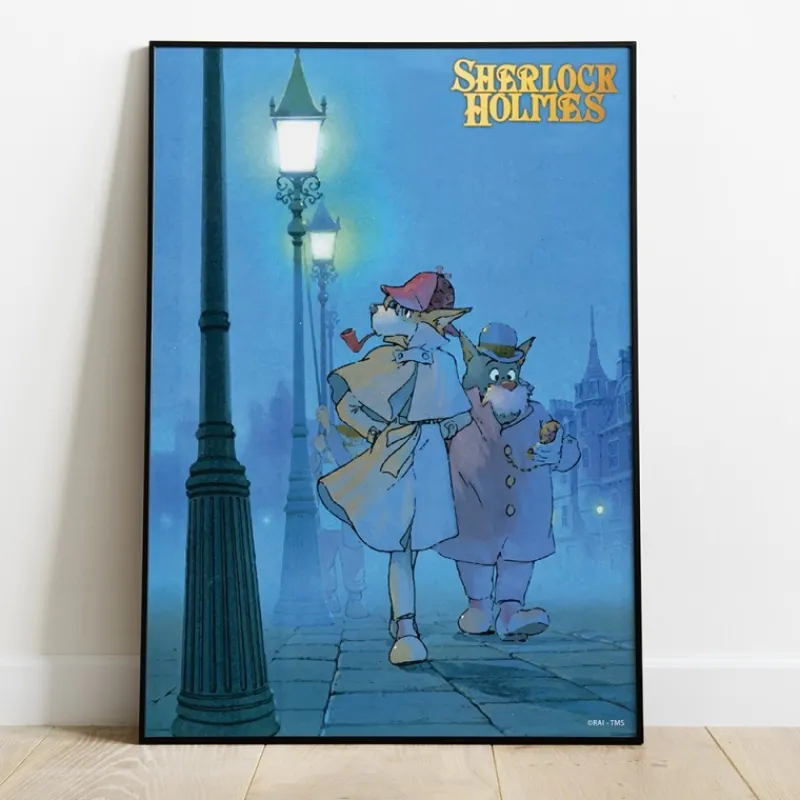 Décoration Murale|Maison Ghibli Tableau 02 - Holmes & Watson - Sherlock Holmes