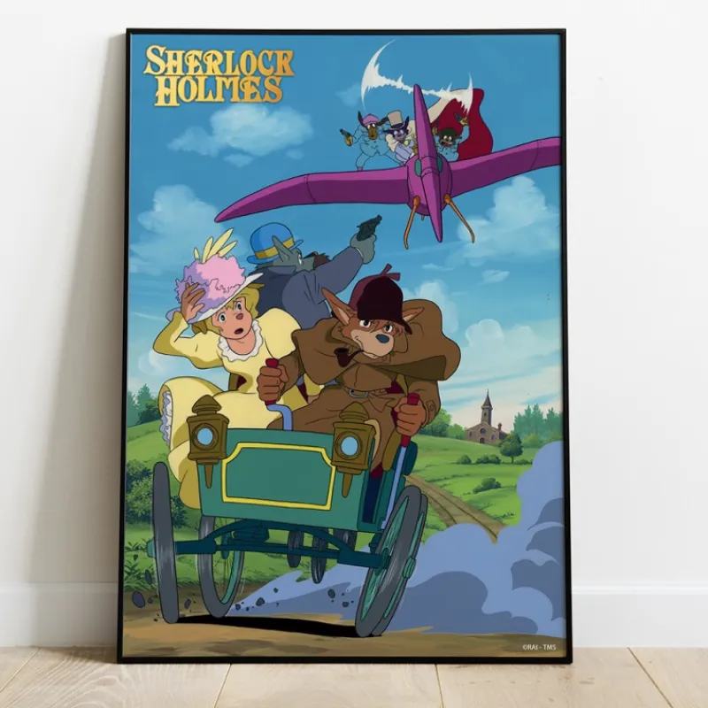 Décoration Murale|Maison Ghibli Tableau 01 - Sherlock vs Moriarty - Sherlock Holmes