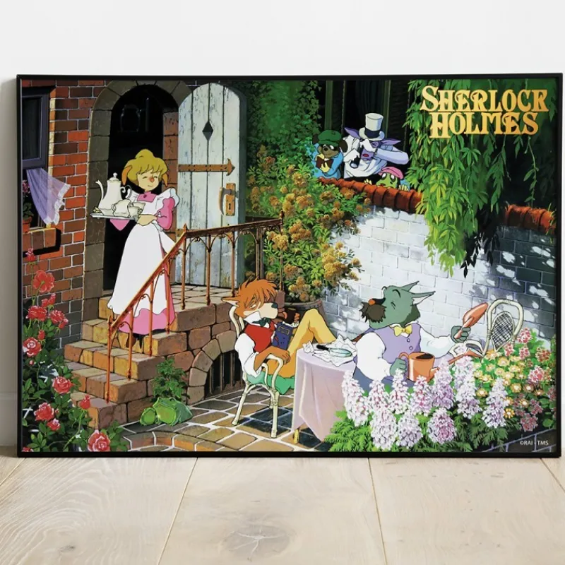 Décoration Murale|Maison Ghibli Tableau 03 - Tea time - Sherlock Holmes