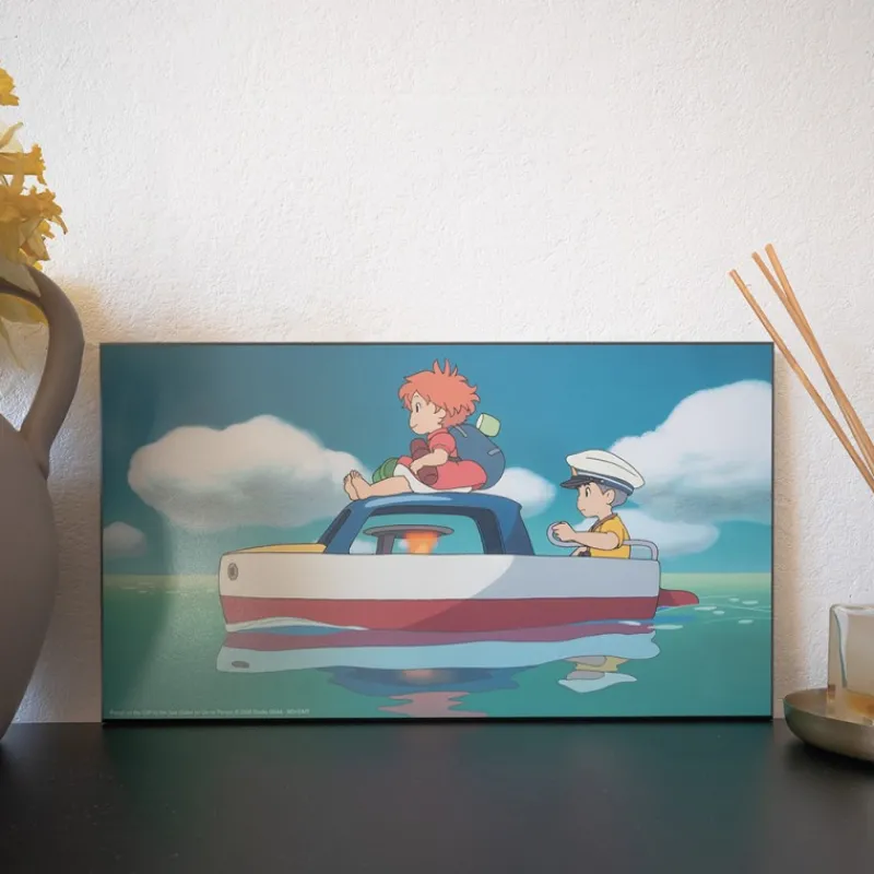 Décoration Murale|Maison Ghibli Tableau Ghibli 02 - Ponyo et Sosuke