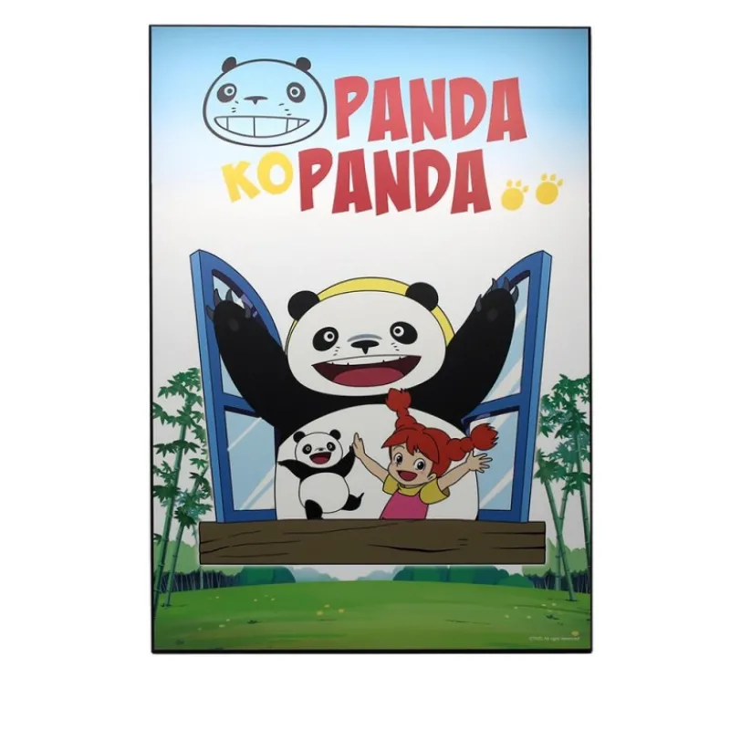 Décoration Murale|Maison Ghibli Tableau Panda Kopanda 01 - 35x50cm