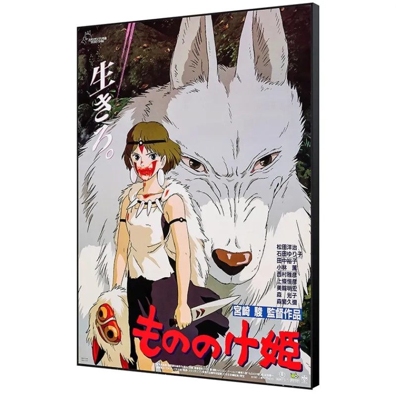 Décoration Murale|Maison Ghibli Tableau 35x50 Affiche Japonaise - Princesse Mononoké