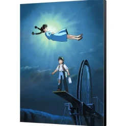 Décoration Murale|Maison Ghibli Tableau 35x50 Ghibli - Le Château dans le ciel