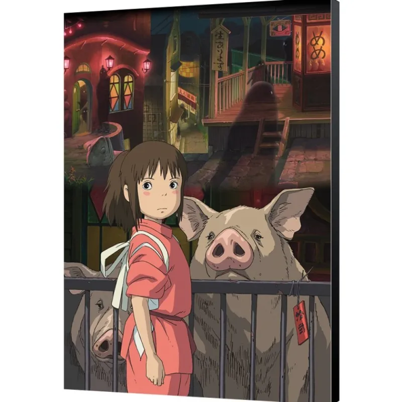 Décoration Murale|Maison Ghibli Tableau 35x50 Ghibli - Le Voyage de Chihiro
