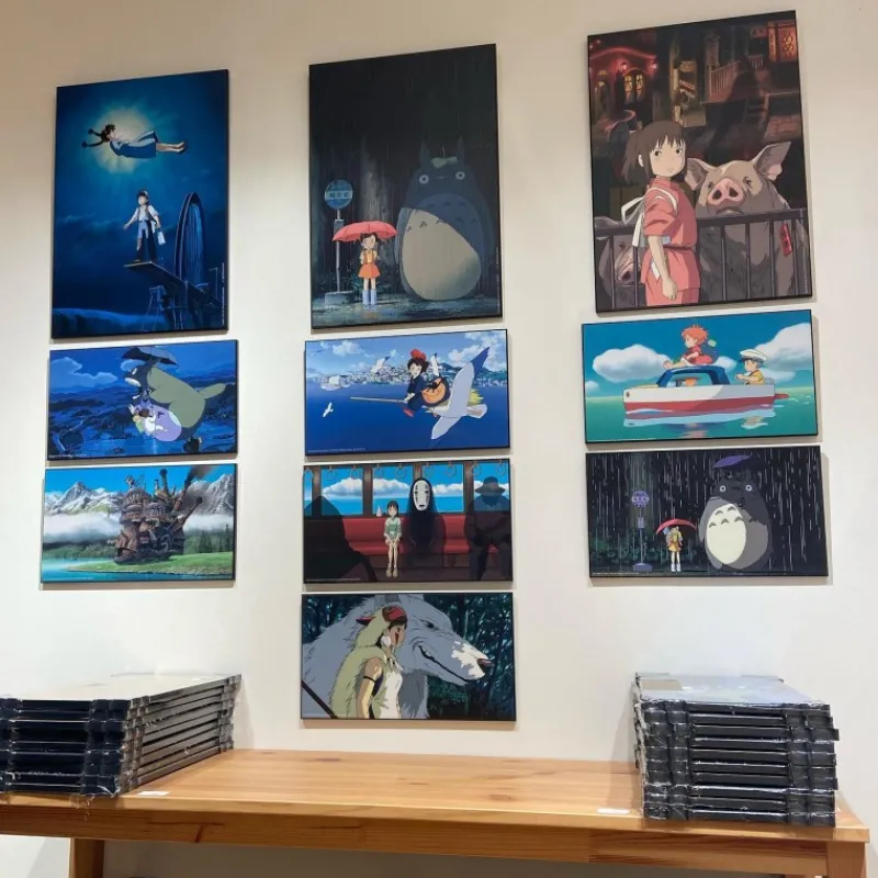 Décoration Murale|Maison Ghibli Tableau 35x50 Ghibli - Le Voyage de Chihiro