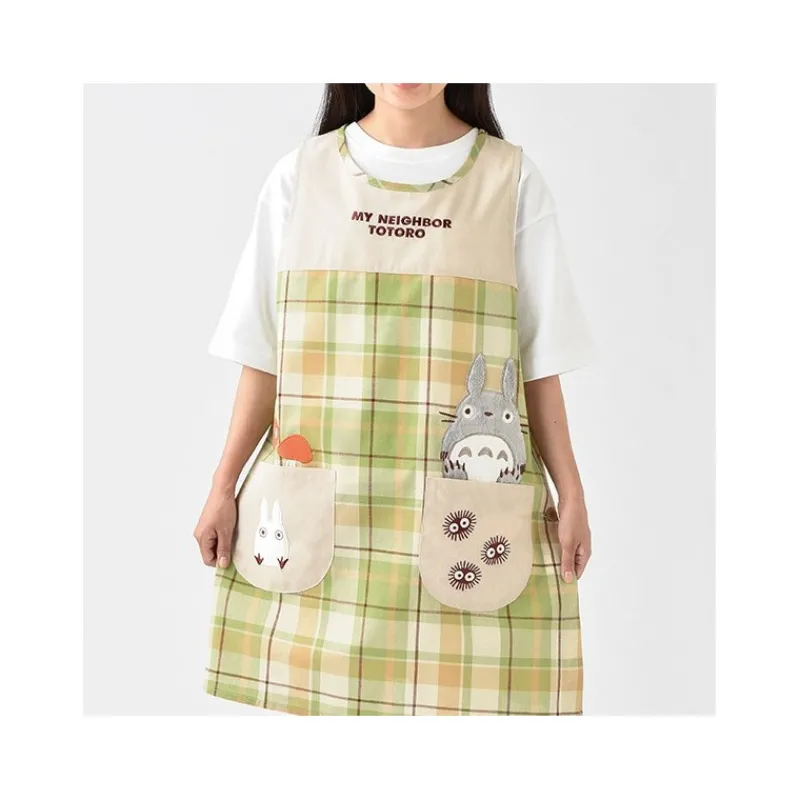 Cuisine Et Table|Maison Ghibli Tablier à Carreaux Totoro - Mon Voisin Totoro
