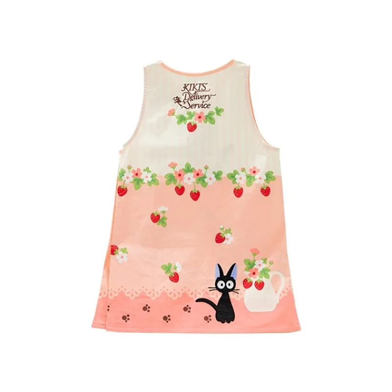 Cuisine Et Table|Maison Ghibli Tablier Jiji Fraises 84 x 61,5 cm - Kiki la petite sorcière