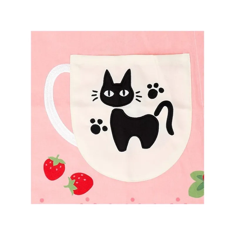 Cuisine Et Table|Maison Ghibli Tablier Jiji Fraises 84 x 61,5 cm - Kiki la petite sorcière