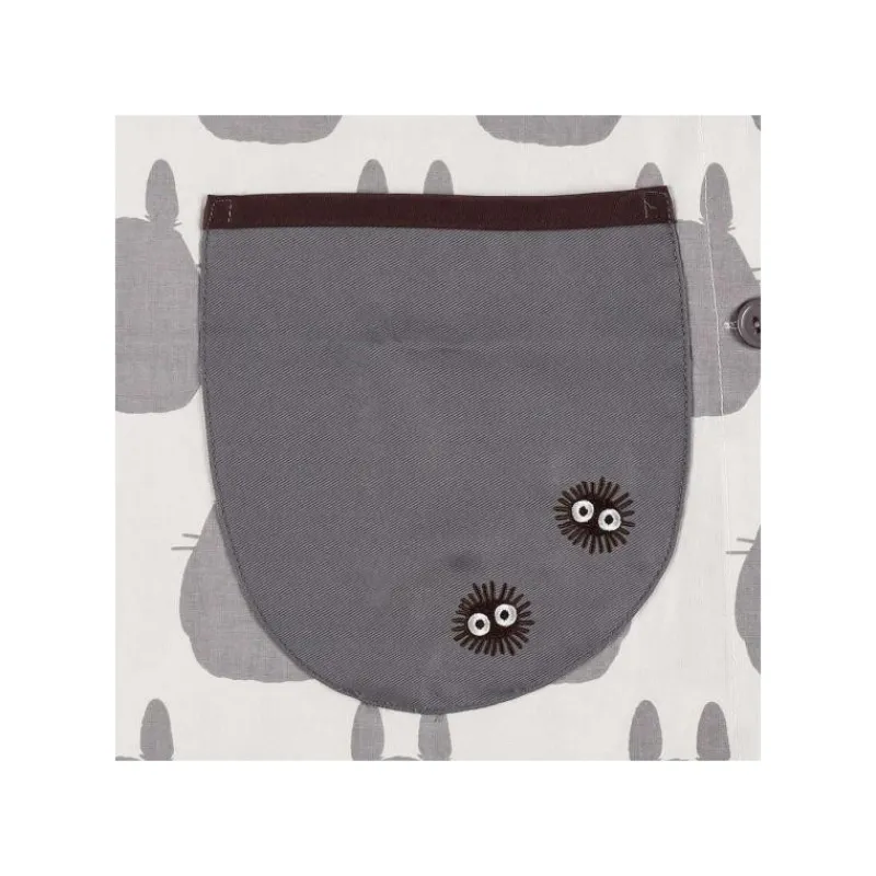 Cuisine Et Table|Maison Ghibli Tablier Silhouette Totoro Gris 84 x 61,5cm - Mon Voisin Totoro