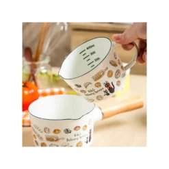 Cuisine Et Table|Maison Ghibli Tasse à mesurer émail Viennoiseries 450ml - Kiki la petite sorcière