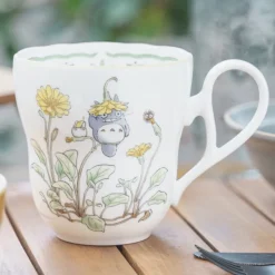 Cuisine Et Table|Maison Ghibli Tasse Totoro Chapeau de Fleurs Jaunes - Mon Voisin Totoro