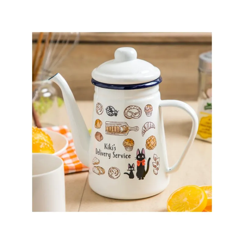 Cuisine Et Table|Maison Ghibli Théière émail Viennoiseries 1,1l - Kiki la petite sorcière