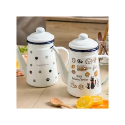 Cuisine Et Table|Maison Ghibli Théière émail Viennoiseries 1,1l - Kiki la petite sorcière