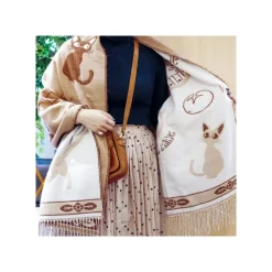 Textile|Maison Ghibli Étole Beige Jiji - Kiki la petite sorcière