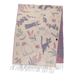Textile|Maison Ghibli Étole rose Jiji - Kiki la petite sorcière