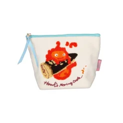 Classement|Maison Ghibli Trousse brodée Calicifer - Le Château ambulant