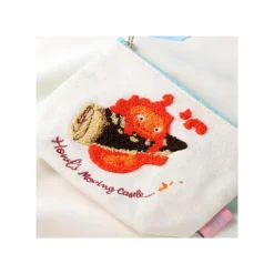 Classement|Maison Ghibli Trousse brodée Calicifer - Le Château ambulant