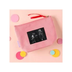 Classement|Maison Ghibli Trousse brodée Jiji en cage - Kiki la petite sorcière
