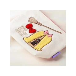 Classement|Maison Ghibli Trousse brodée Jiji en cage - Kiki la petite sorcière