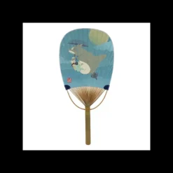 Accessoires|Maison Ghibli Éventail Bambou Totoro Volant - Mon Voisin Totoro