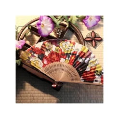 Accessoires|Maison Ghibli Éventail Fleurs d’Unabara - Le Voyage de Chihiro
