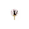 Accessoires|Maison Ghibli Éventail Japonais Bambou Kiki et Rubans - Kiki la petite sorcière