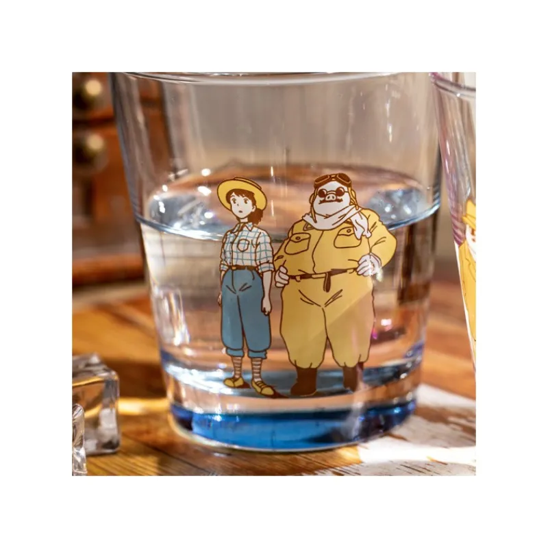 Cuisine Et Table|Maison Ghibli Verre décoré Marco & Fio - Porco Rosso