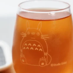 Cuisine Et Table|Maison Ghibli Verre gravé Totoro et gland - Mon Voisin Totoro