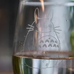 Cuisine Et Table|Maison Ghibli Verre gravé Totoro et trèfle blanc - Mon Voisin Totoro