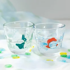 Cuisine Et Table|Maison Ghibli Verre transparent Ponyo sous la mer - Ponyo sur la falaise