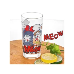 Cuisine Et Table|Maison Ghibli Verre Vintage Meow - Kiki la petite sorcière